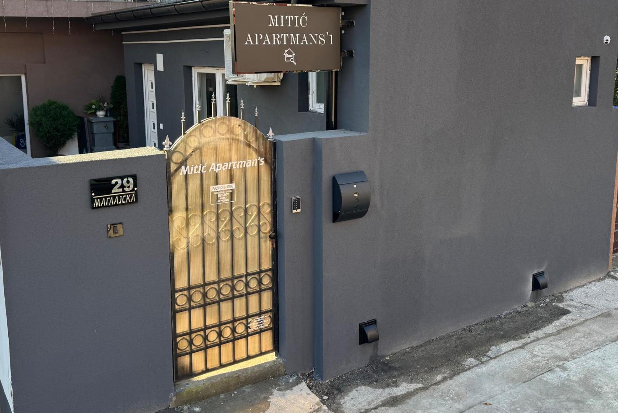 Mitic Apartmani 1 Nis Exterior foto